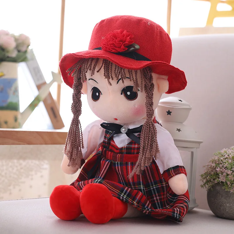 Модная Кукла умная девочка принцесса игрушка плюшевая кукла имитация 3D