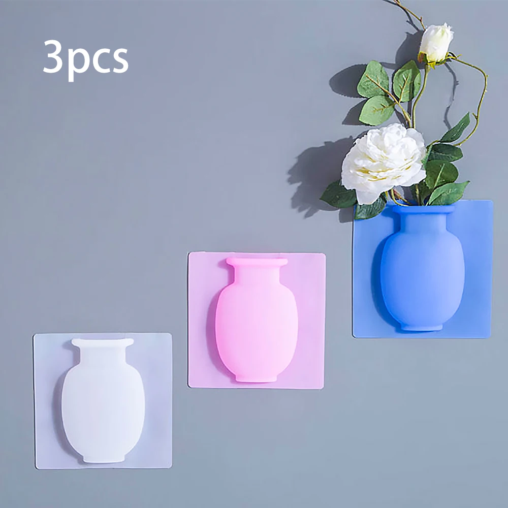 Silicone Sticky Flower Vase Trendy Needs BD