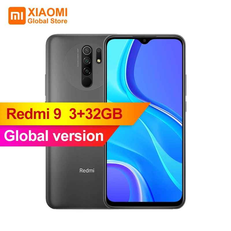 Глобальная версия Xiaomi Redmi 9 смартфон 3 Гб оперативной памяти 32 встроенной