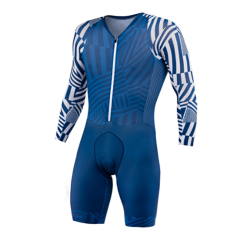 Long Sleeve Jumpsuit 2022 The Latest Triathlon Skinsuits For Men Cycling Jerseys Drysuits Pro Team Bicycle Clothing With Zipper