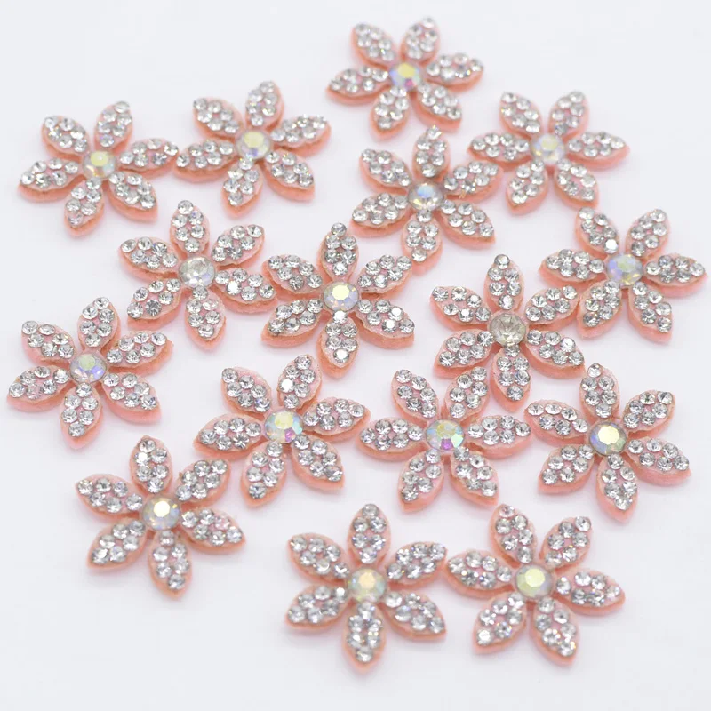 Flower 2 60 шт. звезда сердце бабочка цветок кролик мягкие стразы аппликация для DIY Одежда ремесла обувь шляпа Головной убор Декор нашивки L82 - Цвет: Flower 2