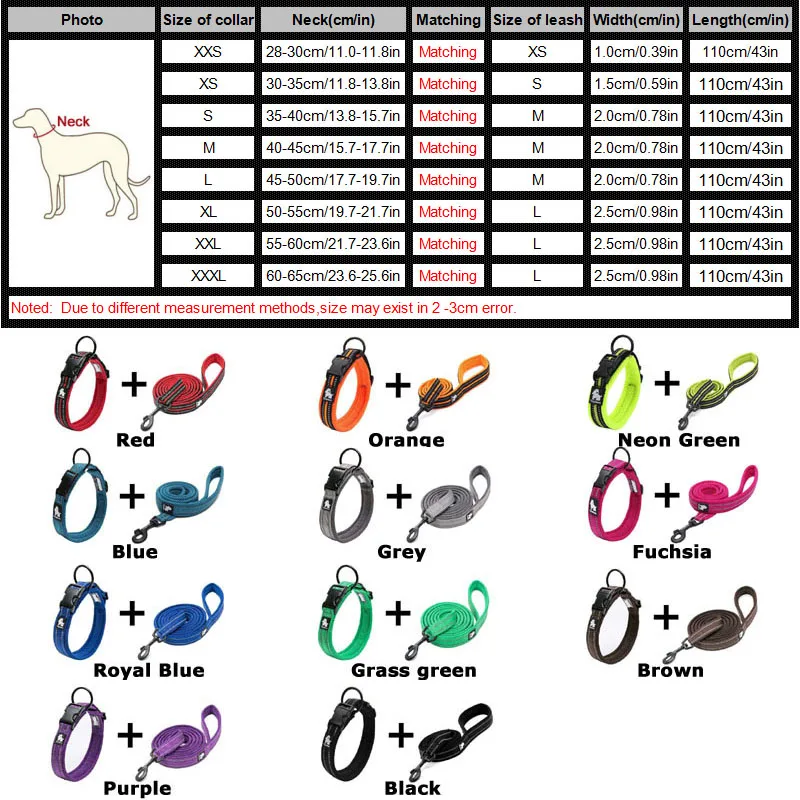 Dog Collar Leash Set Dog Collar Pet Harness Leash Set Pet Harness Set Pet Leash Set