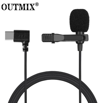 

Mini Microphone Mic USB C Type-C Mic Condenser Audio Recording For Huawei Xiaomi Samsung Android Phone USB C Microphone