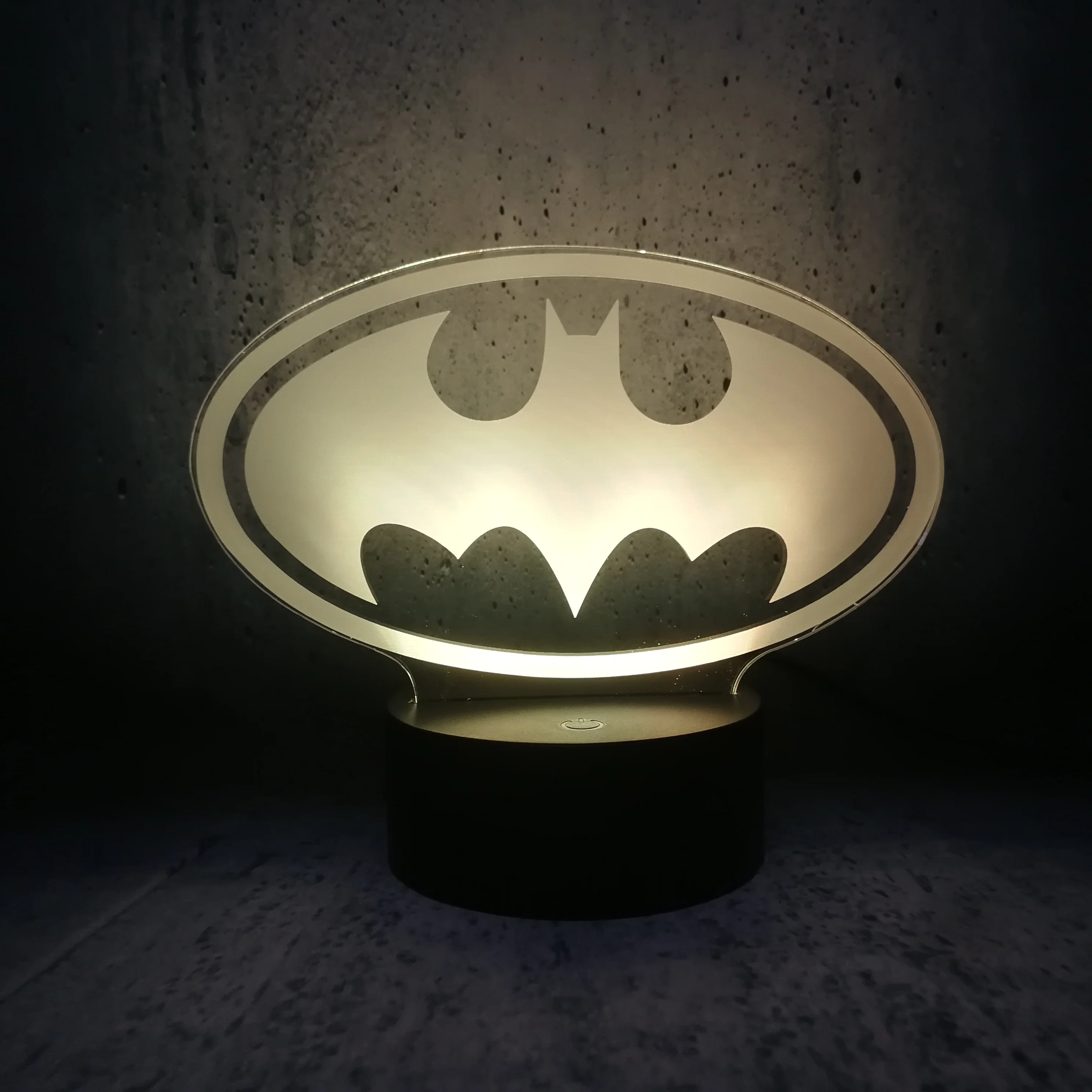 Принт Бэтмен атмосфера 3D USB светодиодный светильник рисунок красочное украшение ночник креативный домашний декор Ночная лампа лава lampara