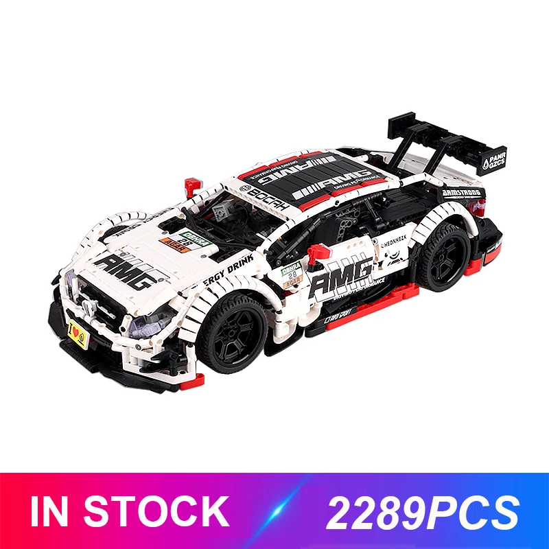 23012 супер Гоночного Автомобиля AMG C63 совместимый дизайн MOC 6687 6688 конструкторные