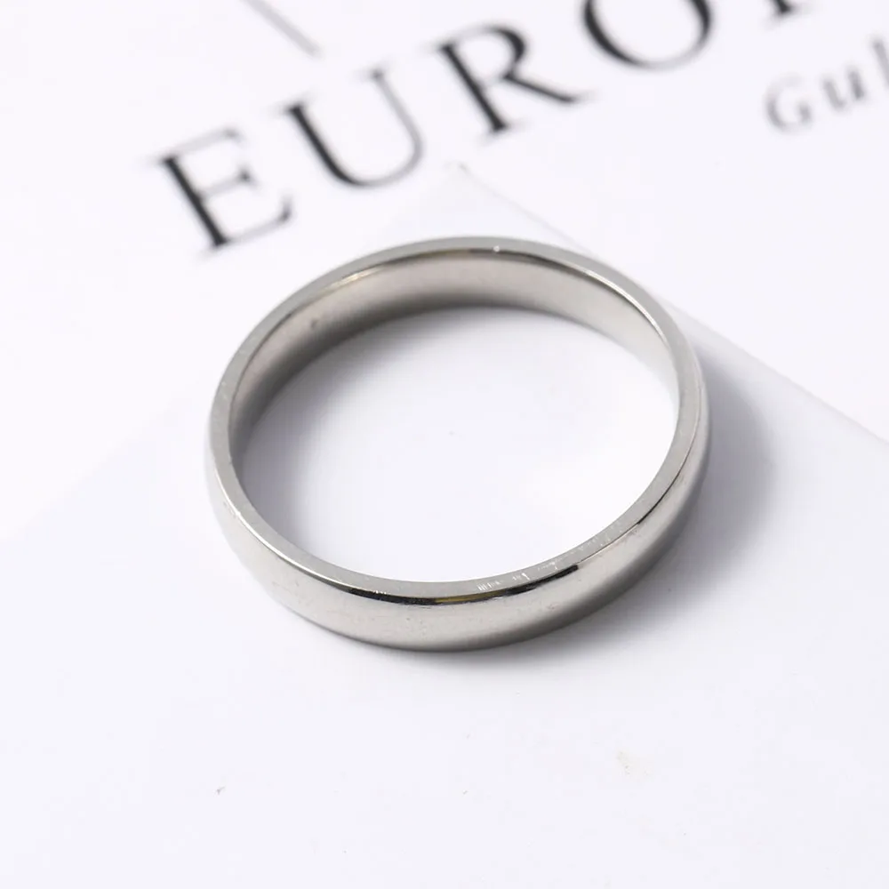 Stainless Steel Rings Smooth Simple Wedding Couples Ring Woman Man Fashion Jewelry finger ring,silver ring,wedding rings,stainless steel ring,couples rings,wedding ring