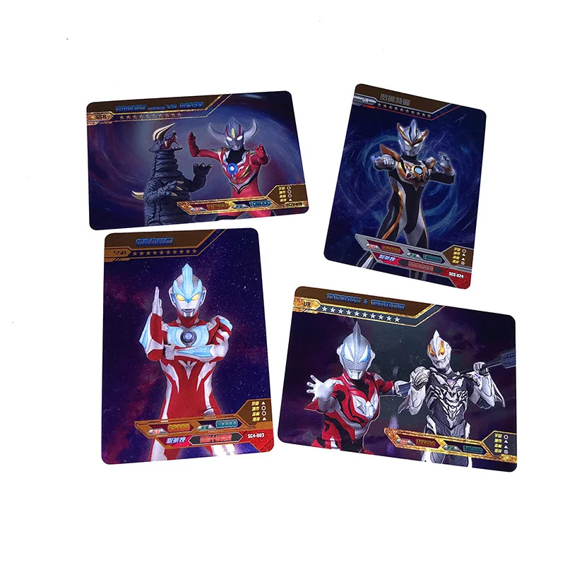 

72pcs/set Ultraman Ultraman Belial Dragon Ball Jiren Game Action Toy Figures Commemorative Edition Collection Cards Ten Stars