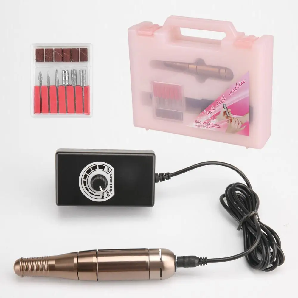 

Vamsluna 26000RPM 15W Electric Nail Art Drill File Pedicure Manicure Machine Kits Nail Art Drill Bits Nail Cutter Plastic 0.5kg