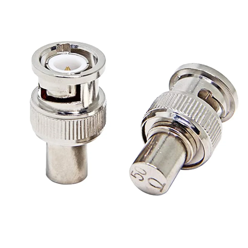 de terminação, 50 75 ohm bnc macho
