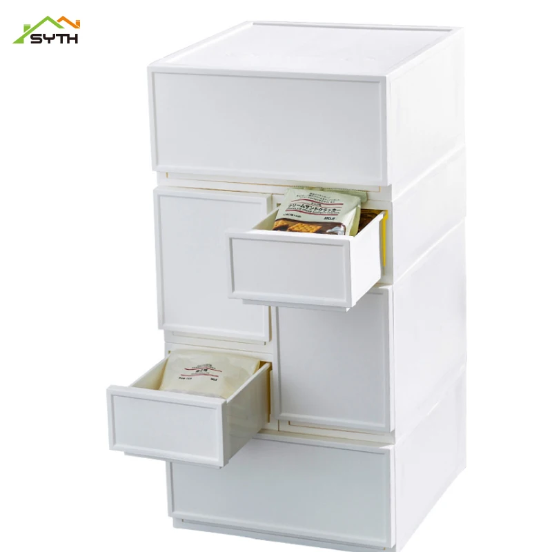 

Storage cabinet plastic drawer storage box creative diy multi-layer stackable free combination storage box makeup organizer