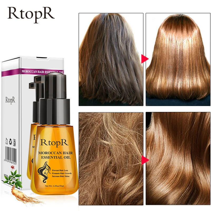 Травяные растения густое эфирное масло + марокканское для волос набор эфирных