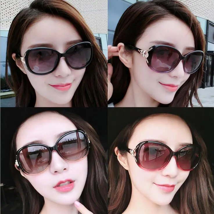 Sunglasses Women's Spring and Summer Fashion Star Models Big Frame Frog Glasses Ladies Sun Eyes