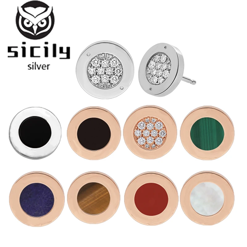 Fit bulgaria серьги для женщин, серебро 925 пробы, высокое качество, оригинальная Керамическая форма, модные ювелирные изделия для пар, свадебный подарок