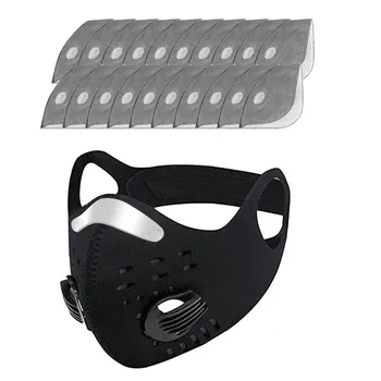

Sport Face Mask Activated Carbon Filter Dust Mask Adult Face Mouth Masks Non Woven Breathable Anti-Dust Protective Masks