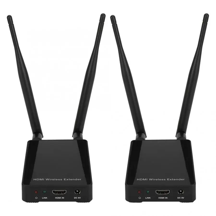 HDC-E5100W 100 м HDMI видео беспроводной удлинитель передатчик приемник адаптер 100-240 в HDMI удлинитель