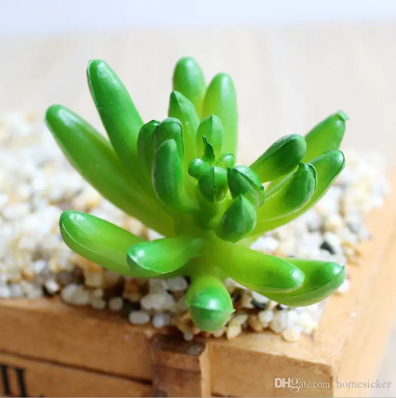 Charming Faux Artificial Succulent Plants Emulational Cactus Plants for Office Home Table Desk Garden Displayed Mini Flower Decoration