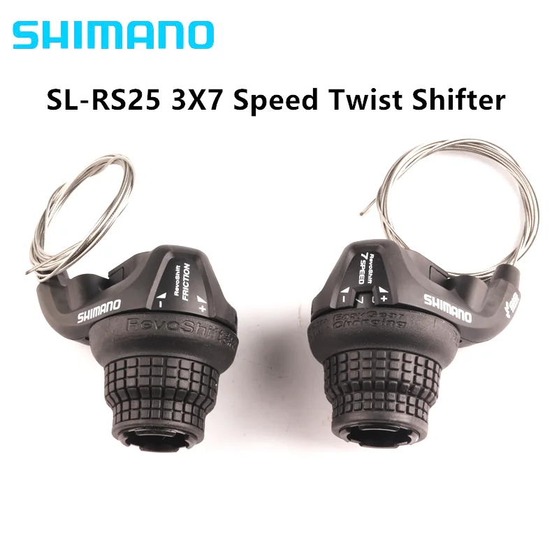 Shimano RS25 3x7 21s MTB велосипедный велосипед переключатель поворотный рычаг переключения тормоза/переключатель комбо набор дешево то черный Shimano RS35
