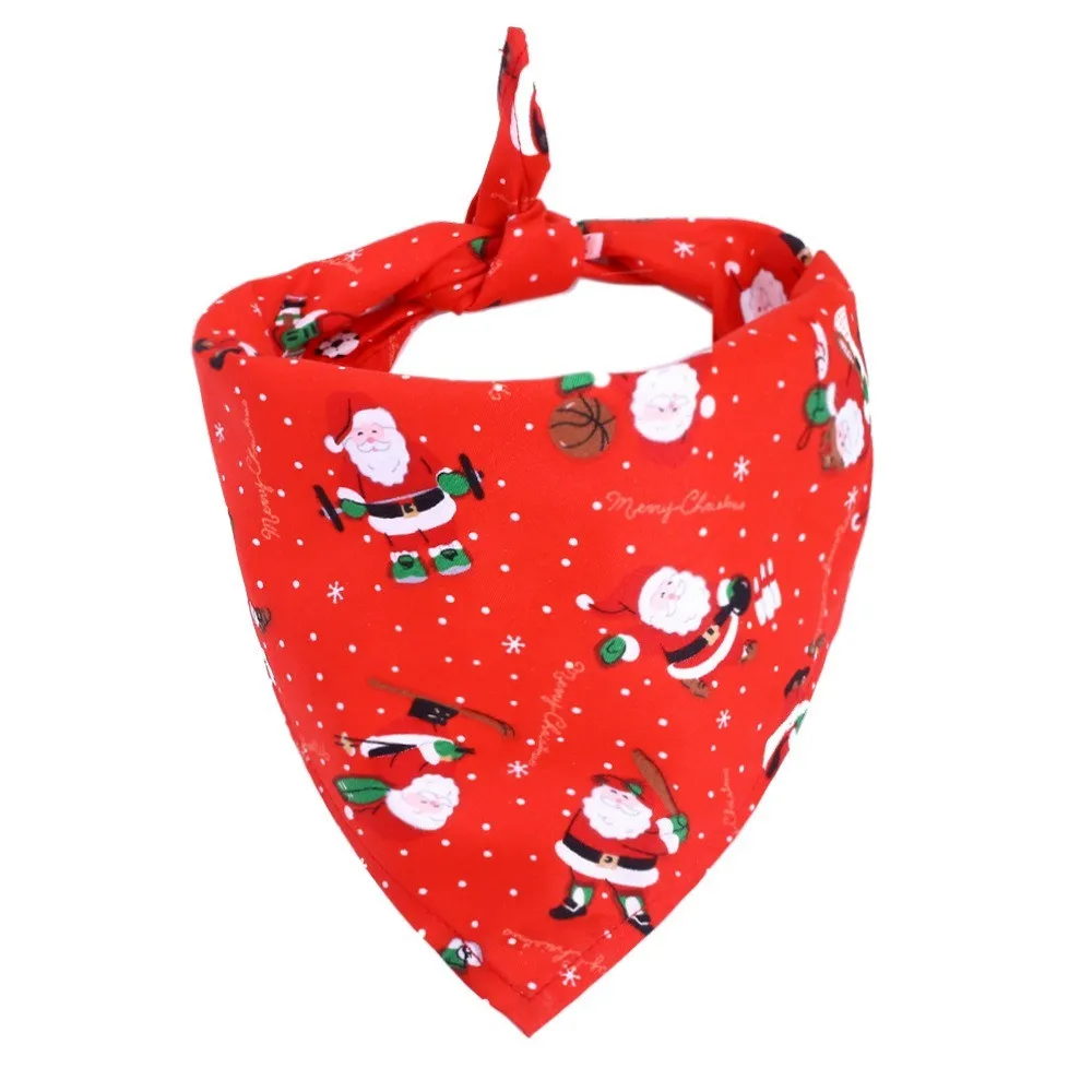 Dog Bandanas Large Pet Scarf Pet Bandana for Dog Cotton Plaid WashableBow Ties Collar Cat Dog Scarf Large Dog Accessories Scarf (10)