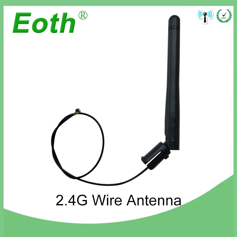 

1pcs 2.4GHz 3dBi WIFI Omni Antenna Aerial with IPX/U.FL Cable Female RA Connector Booster for Wireless Module MINI-PCI Card