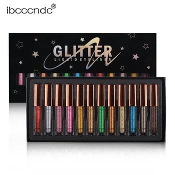 

ibcccndc Metallic Diamond Pearly Watery Eyeshadow Sparkling Party Radiant Fashion Liquid Eye Shadow Eyeliner