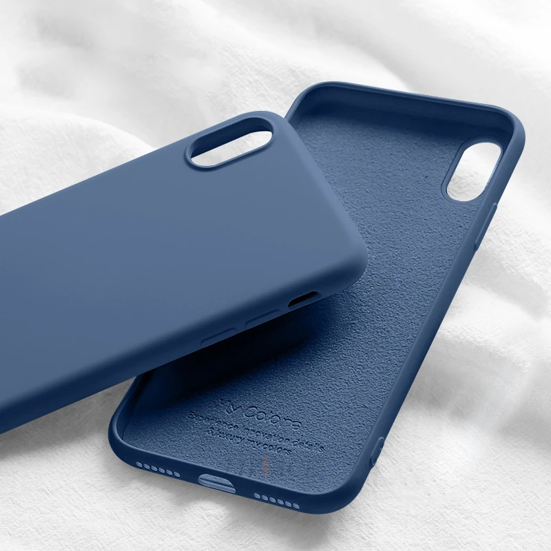 navy Oneplus 7 жидкий силиконовый чехол для oneplus 7 pro 6 6 t 5 5t 7t однотонный тонкий мягкий чехол на заднюю панель one plus 7 7pro oneplus 6 t - Цвет: navy