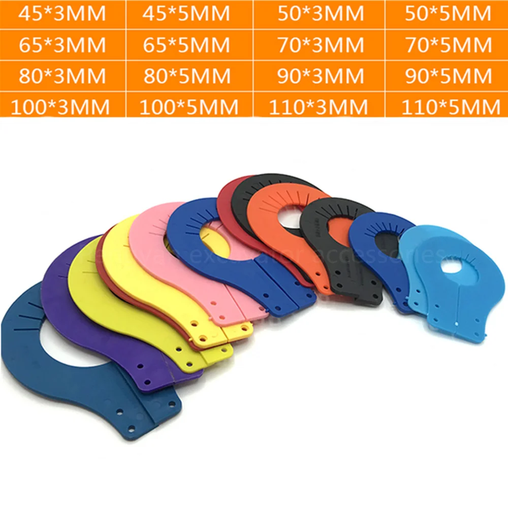 Excavator Bucket Shaft 5pcs For Excavator Parts Disassembly-free Bucket Shaft Gasket Bucket Pin Adjustment Activity Plastic Quick Disassembly Shaft
