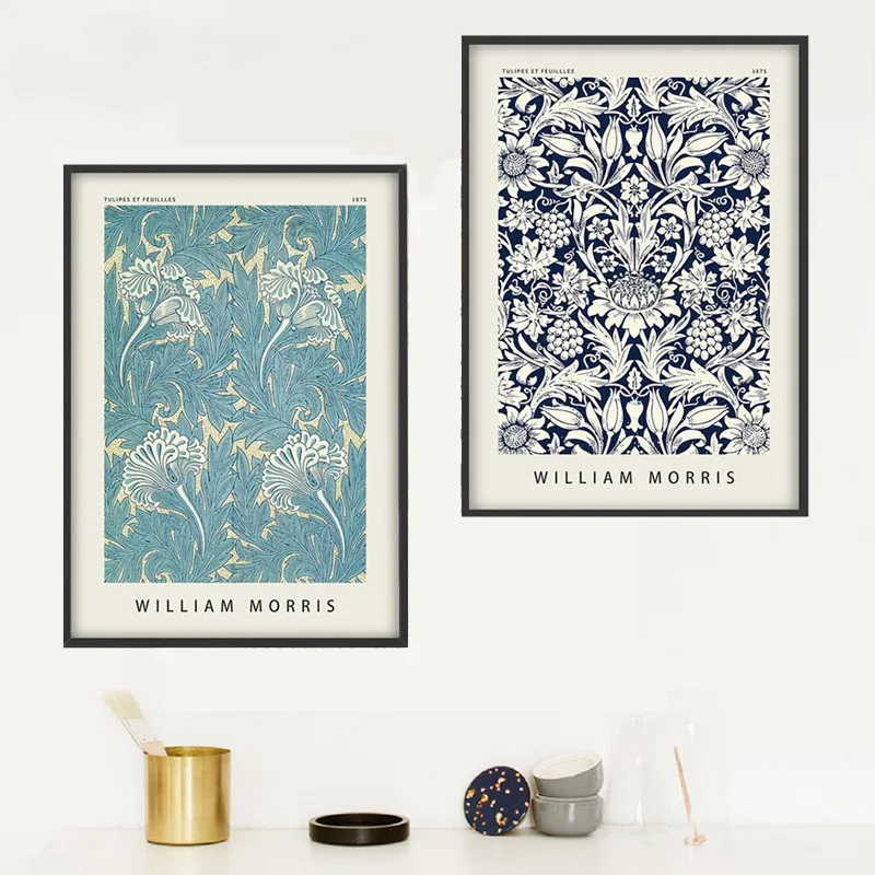 William-Morris-The-Victoria-and-Albert-Museum-Exhibition-Wall-Art-Canvas-Painting-Posters-and-Prints-Living (1)