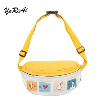 

Classic Nylon Women Chest Bag Fashion Design Ladies Belt Bags Original Simple Style Pocket Sweet Female Handbag Girls Tote