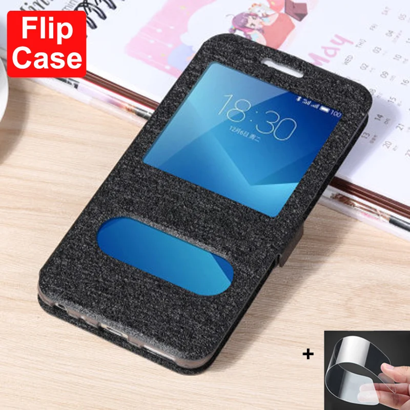 Cover For Meizu Meilan Note 5 case M621H M621Q M621M shell PU Leather open Window Phone Cases Note5 flip | Мобильные телефоны и