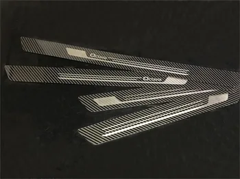 

High quality stainless steel Ultra-thin car Scuff Plate/door cover outside door sill For 2007-2018 Skoda Octavia Car styling