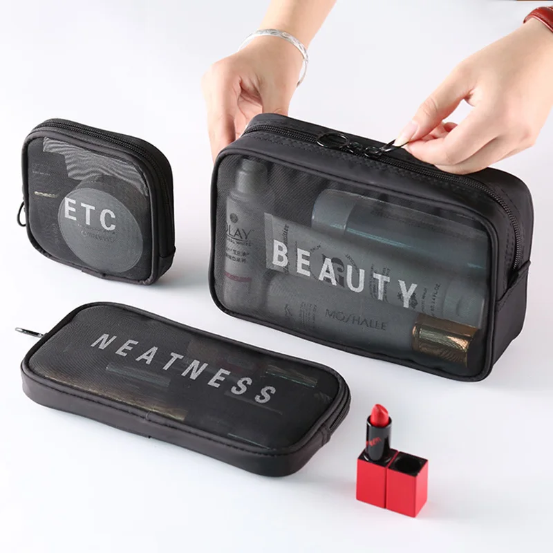  Portable Travel Makeup Bag Set, Women Cosmetics Bags