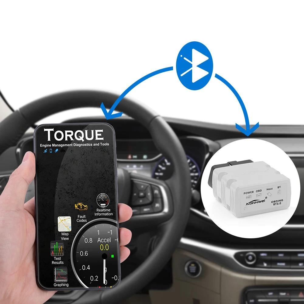 Мини ELM 327 OBDII KW902 считыватель кодов для Android телефона KONNWEI OBD2 сканер KW902 ELM327 V1.5 Bluetooth Автосканер PIC18f25k80