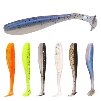 

20pcs/lot 1.9g 6.5cm Soft Rubber Bait Fishing Lure Jig Wobbler Soft Worm Carp Fishing Bait Artificial Silicone Swimbait