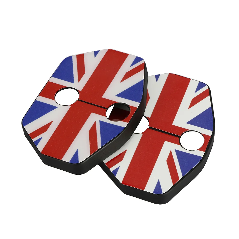 Car Styling Door Lock Cover Anti Rust Case Protector For Mini Cooper One JCW R55 R56 R57 R58 R59 Roadster Car Accessories 1Pair car door lock cover