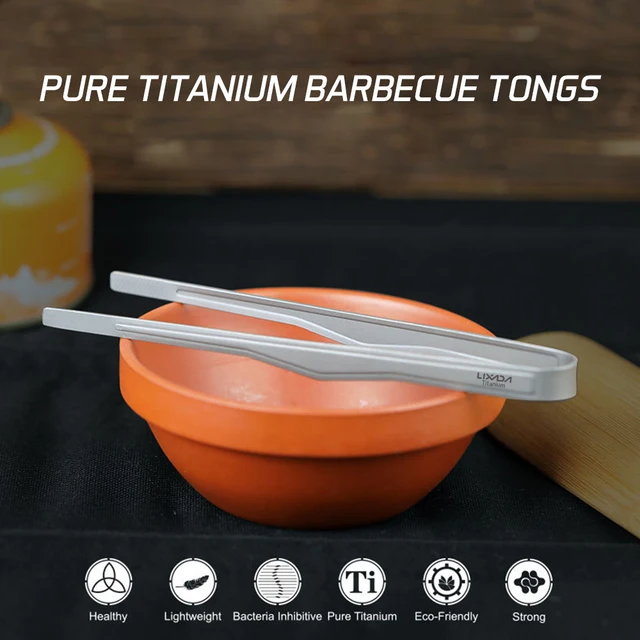 Titán Fogók Kemping Bbq Grill Clip Teáscsésze Tweezer Könnyű Sült Steak Saláta Főzés Hasznos Edények Kültéri Piknikhez - Image 4
