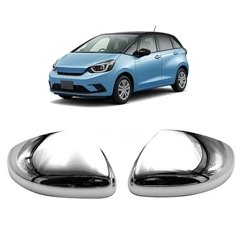 

for Honda Fit Jazz GR 2020 2021 ABS Chrome Rearview Side Door Mirror Cover Car Exterior Accessories