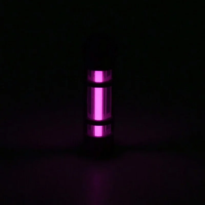 Автоматический светильник, 25 лет, брелок из титанового Тритиевого сплава, флуоресцентная трубка, спасательный аварийный светильник из сплава s 500UL - Цвет: Pink