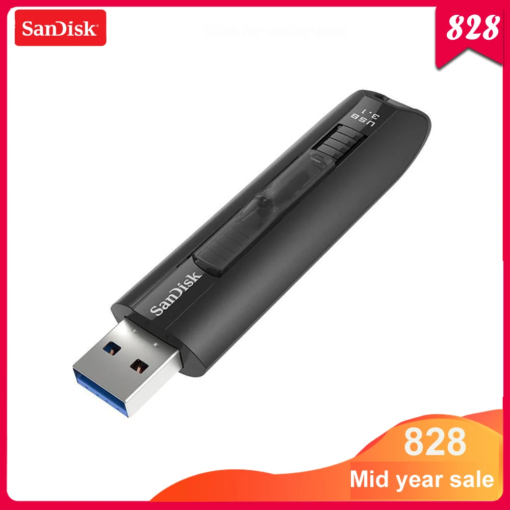 SanDisk CZ880 Extreme PRO 128 ГБ USB 3 1 твердотельный флеш накопитель 256 Высокая скорость 420