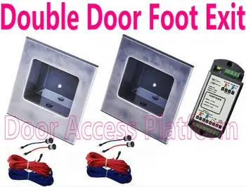 

Double Auto-Door Exit button Exit foot to Double button for Automatic door, Lab,Hospital,office clean use Access control system