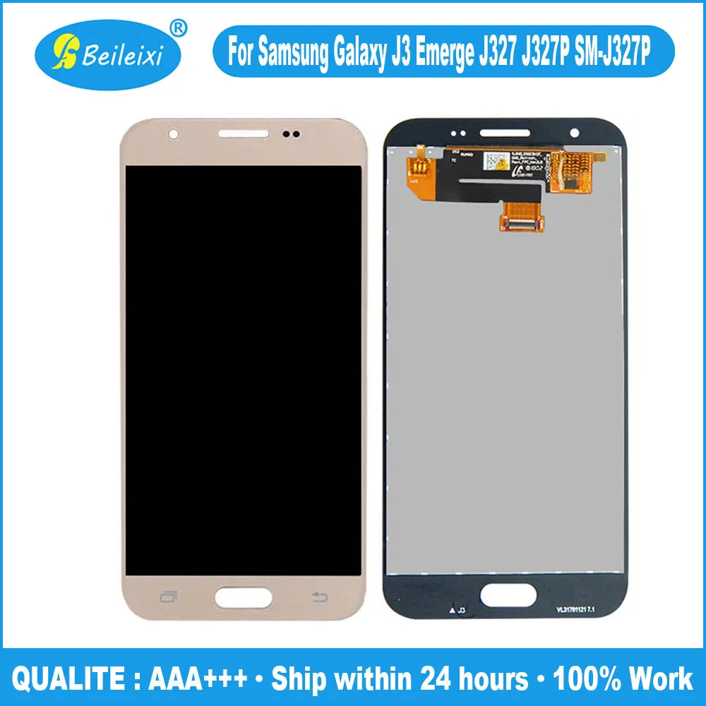 Для Samsung Galaxy J3 Emerge J327 J327P SM-J327P LCD дигитайзер сенсорный экран дисплей в сборе Замена