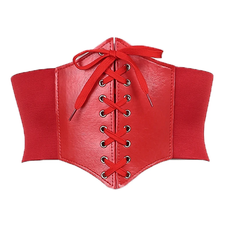 2021 Corset Wide PU Leather Slimming Body Shaper Belts Waistband Waist Underbust Corset Belt New Accessories Body Building belts for dresses Belts