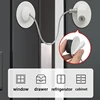 Home Window limiter Baby Door Lock Protection from Children Window Lock from Children Lockers Drawer Password Locks Baby Safety 5