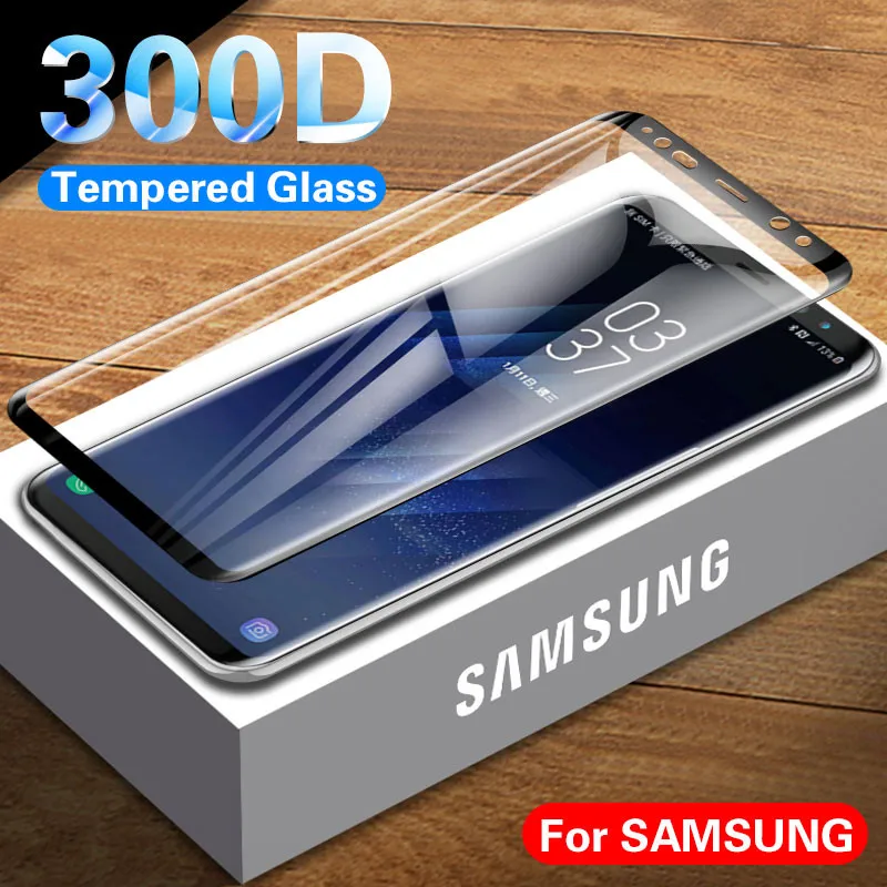 

Curved Tempered Glass On Samsung Galaxy S9 S8 Plus Note 9 8 Screen Protector For samsung s7 edge Protective Glass on samsung S9