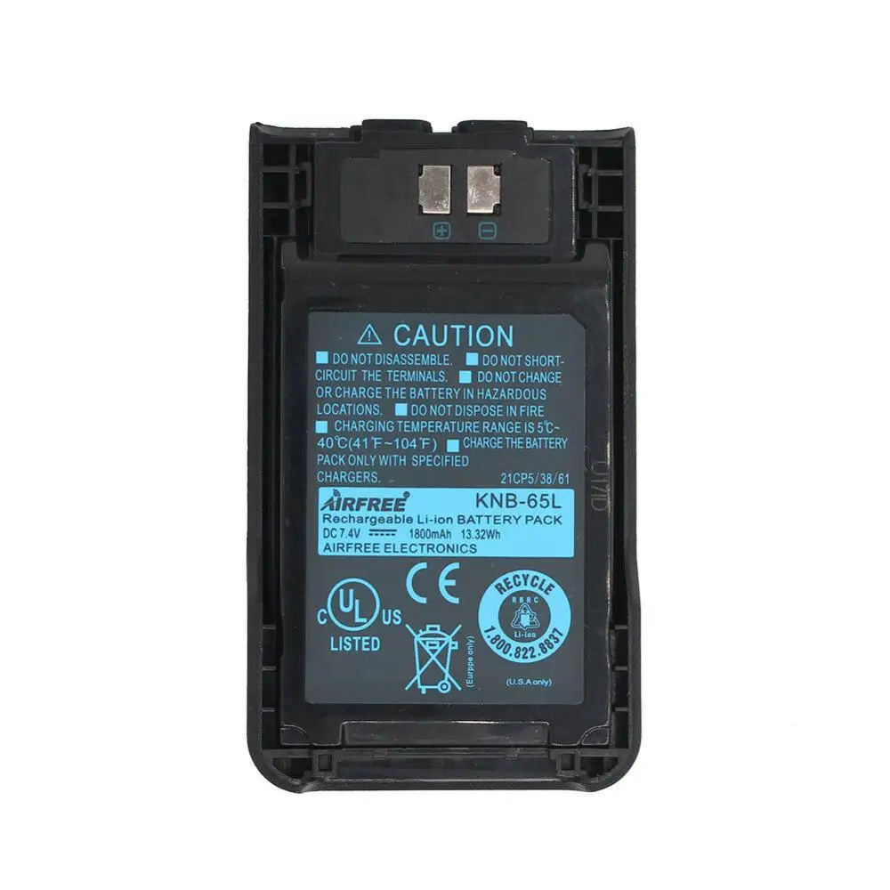 KNB-65L 1800mAh KNB-63L KNB-65L Li-Ion Батарея для KENWOOD TK-2000 TK-3000 TK-3501 TH-K20A TH-K20E TH-K40A TH-K40E TK-U100 2 way Радио - Цвет: KNB-65L 1800mAh