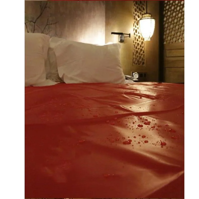 Black/white Waterproof Adult Bed Sheets PVC Vinyl Mattress Cover Allergy Relief Bug Hypoallergenic Game Bedding Sheets