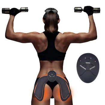 

EMS Hip Trainer Buttocks Lifting Electric Vibration Muscle Stimulator Training Gear Body Slimming Machine Home Fitness Gym Sport