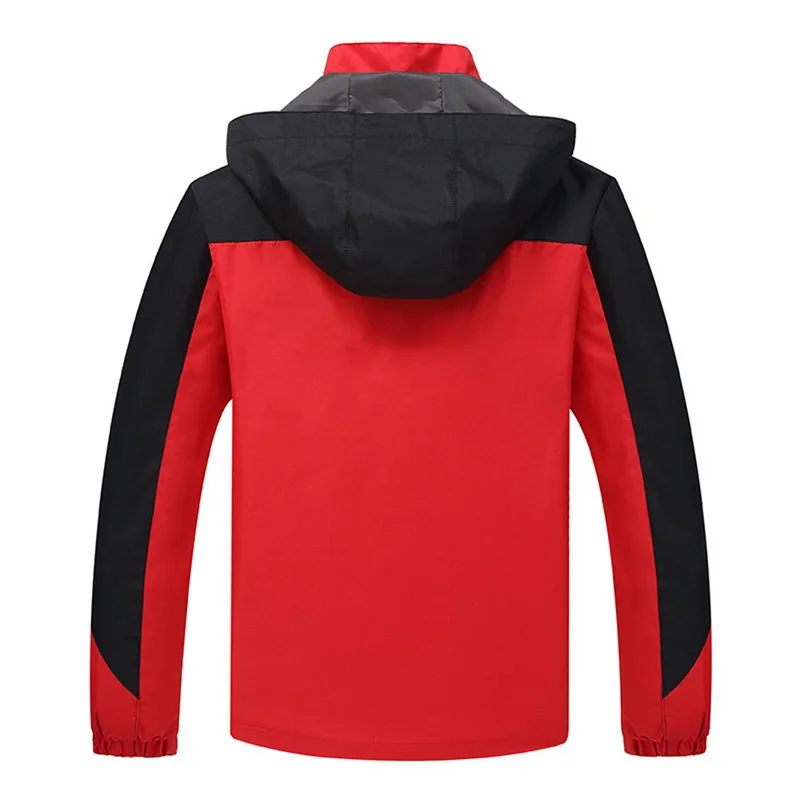 Seller DIHOPE 2020 Fashion Windproof Hooded Jackets Men Autumn Winter Jacket Windbreaker Mens Plus size Coats 4XL Sportwear Outwear