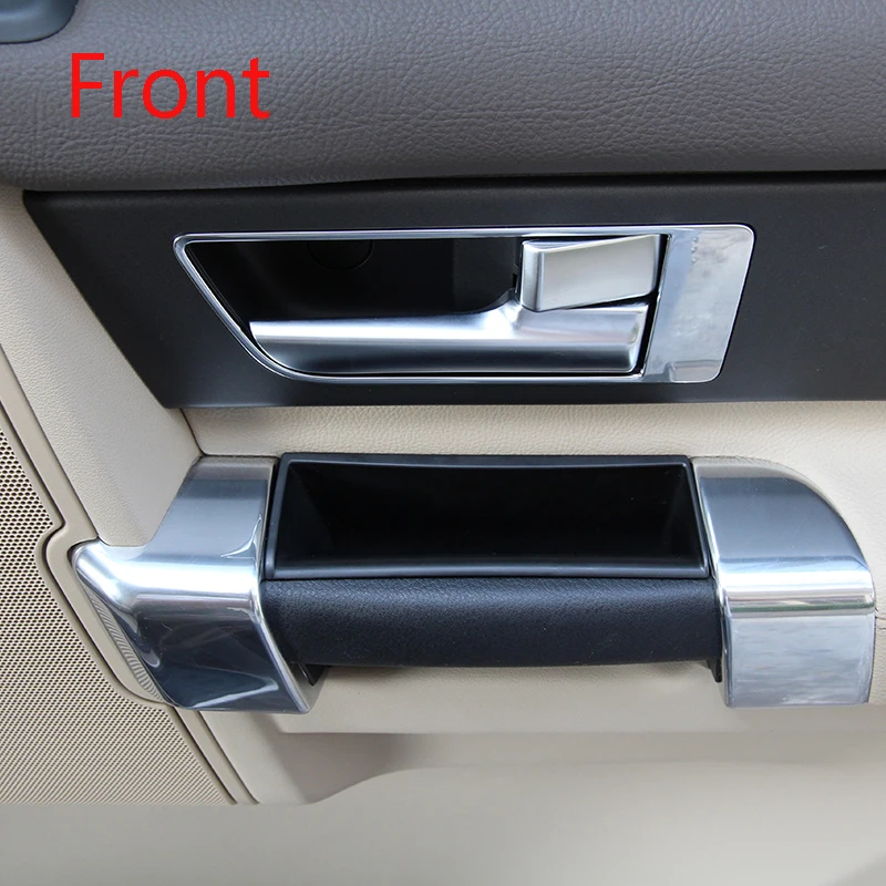 Для Land Rover Discovery 4 LR4 2010- автомобильные аксессуары черный передний и задний ряд двери коробка для хранения Боковая дверь держатель для телефона лоток