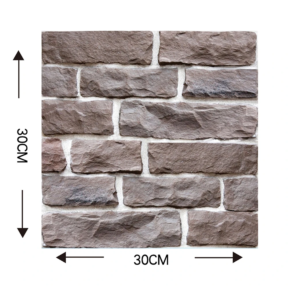 Retro 3D Imitation Brick Wall Stickers Home Decor 1