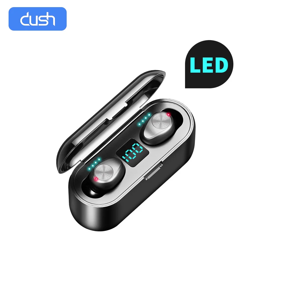 DUSH новые F9 беспроводные наушники Bluetooth 5 0 TWS гарнитура HIFI мини-наушники-вкладыши